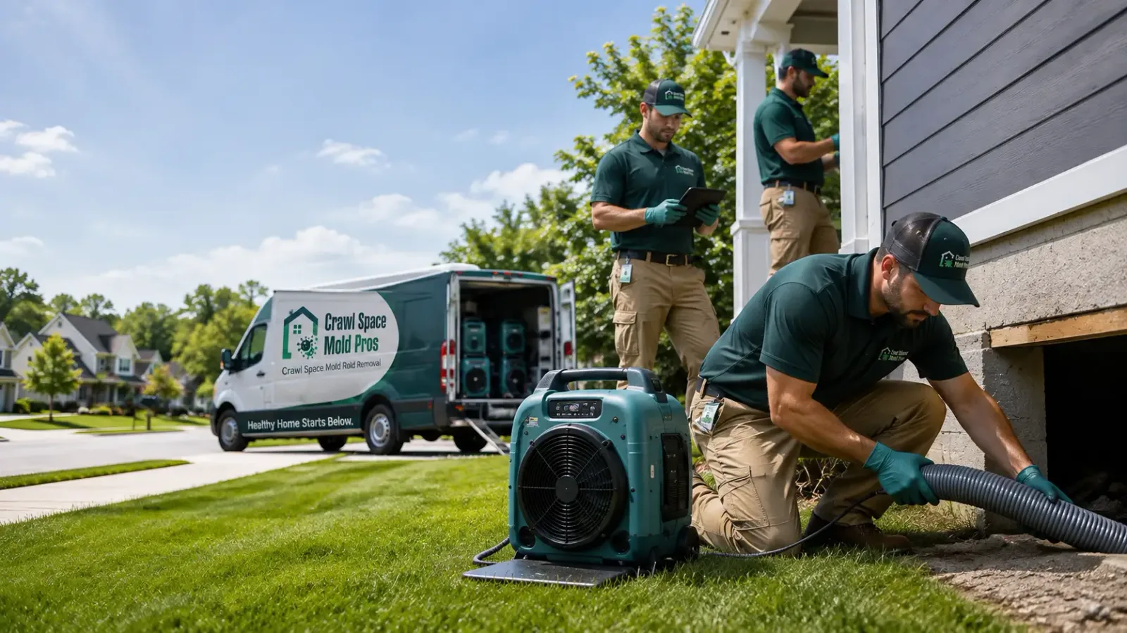 Crawl Space Mold Removal in Edgerton, WI
